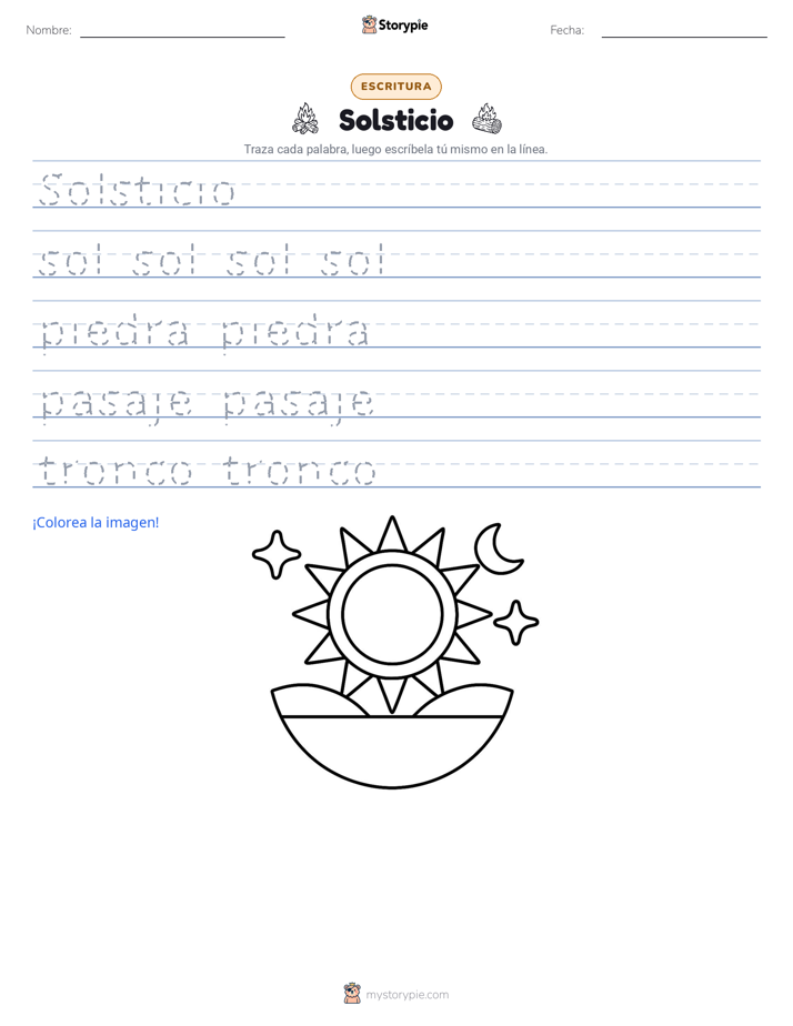 Práctica de Escritura