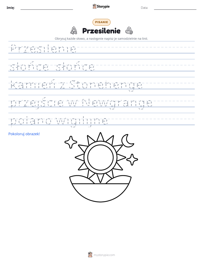 Ćwiczenie Pisania