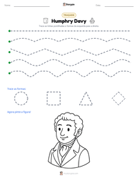 Prévia da folha de atividades imprimível Humphry Davy
