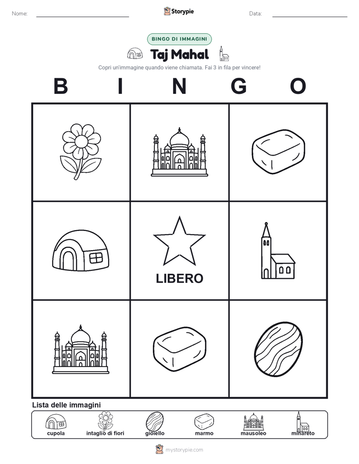 Bingo delle Immagini