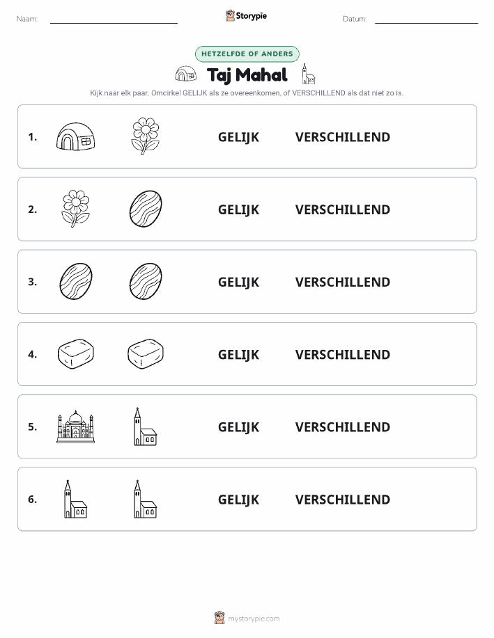 Zelfde of Verschillend