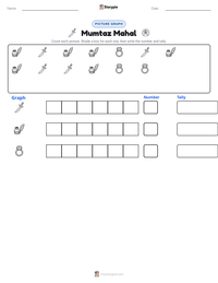 Mumtaz Mahal printable worksheet preview