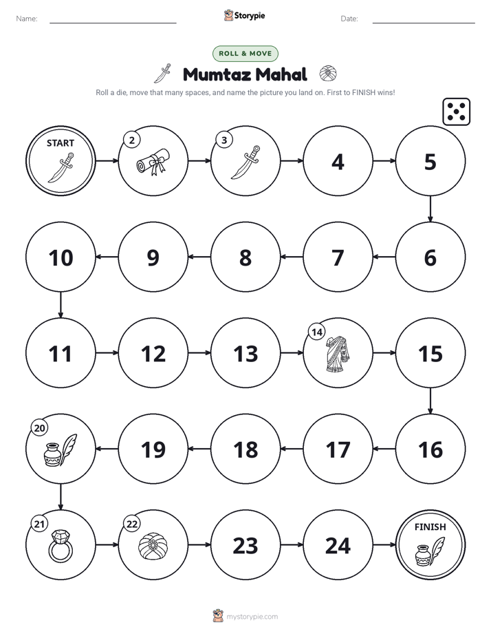 Roll & Move Game