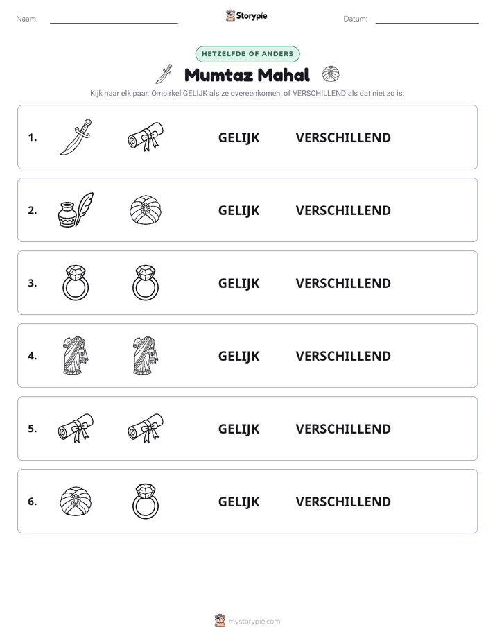 Zelfde of Verschillend