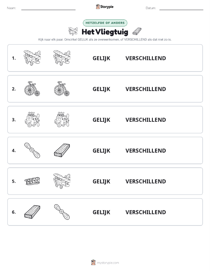Zelfde of Verschillend