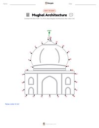 Mughal Architecture printable worksheet preview