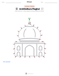 Anteprima della scheda stampabile di Architettura Moghul