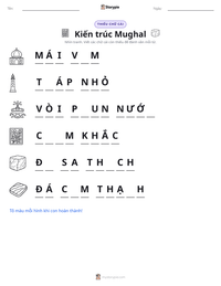 Xem trước tài liệu in sẵn Kiến trúc Mughal