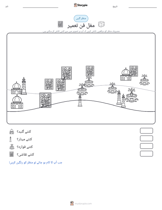 گنتی کا منظر