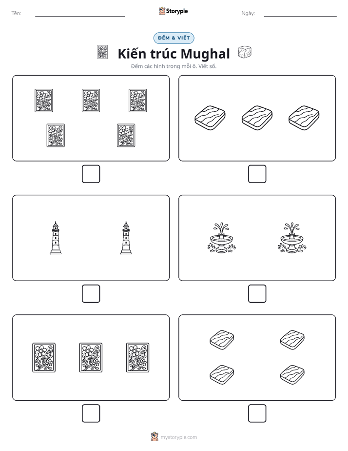 Đếm & Viết