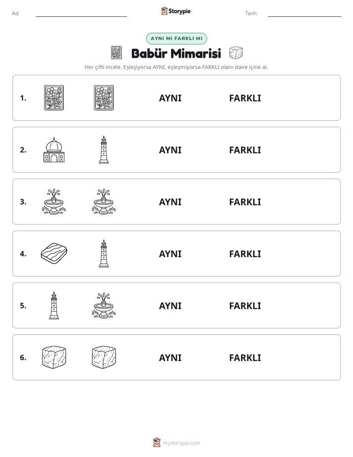 Aynı mı Farklı mı