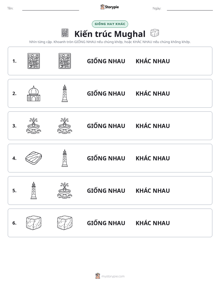 Giống Hay Khác