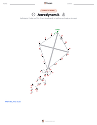 Aerodynamik druckbare Arbeitsblatt Vorschau
