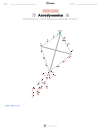 Aerodynamica afdrukbare werkblad voorbeeld
