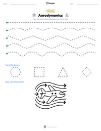 Aerodynamics printable worksheet preview