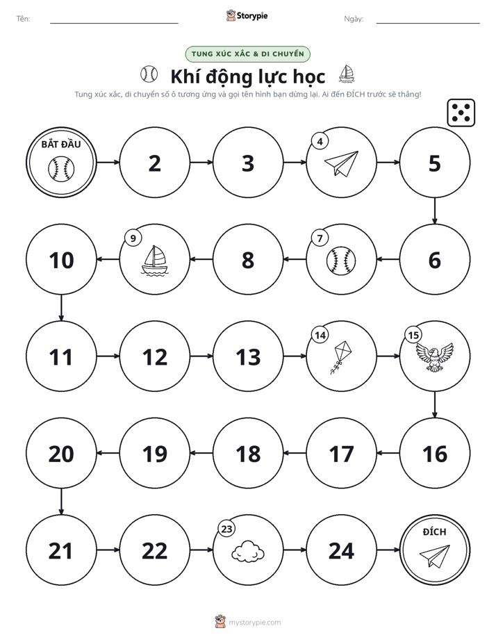 Trò Chơi Cuộn & Di Chuyển