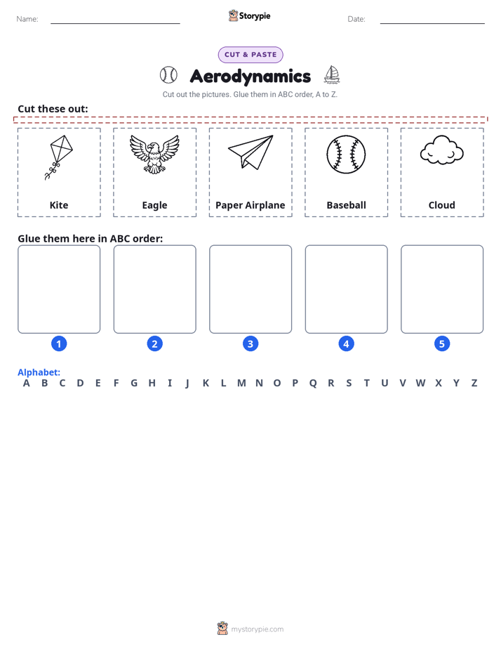 Cut & Paste Alphabet