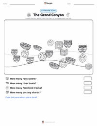 The Grand Canyon printable worksheet preview