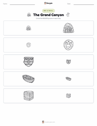 The Grand Canyon printable worksheet preview