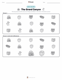 The Grand Canyon printable worksheet preview