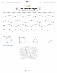 The Grand Canyon printable worksheet preview