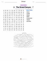 The Grand Canyon printable worksheet preview