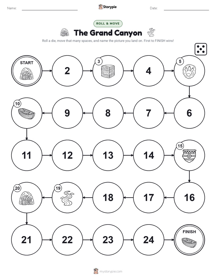 Roll & Move Game