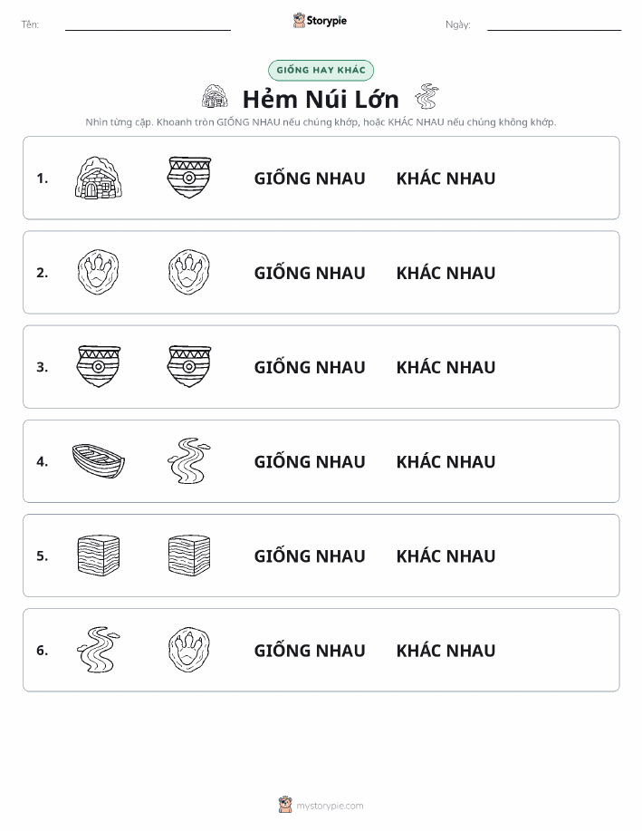 Giống Hay Khác