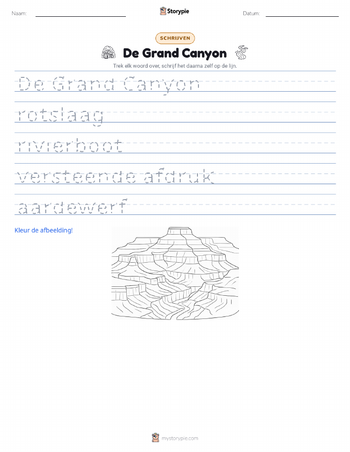 Schrijf Oefening
