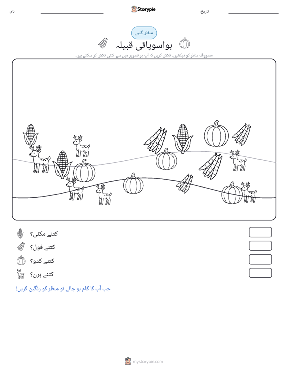 گنتی کا منظر