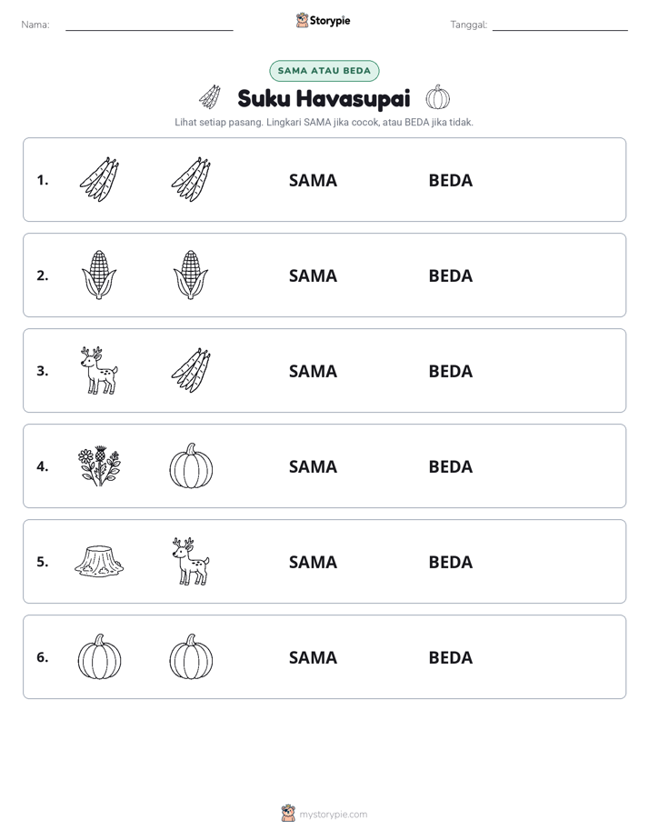 Sama atau Berbeda