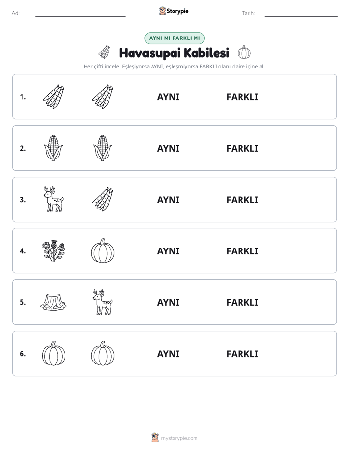 Aynı mı Farklı mı