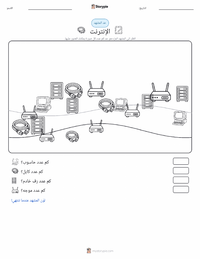 معاينة ورقة العمل القابلة للطباعة الإنترنت