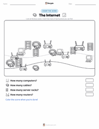 The Internet printable worksheet preview