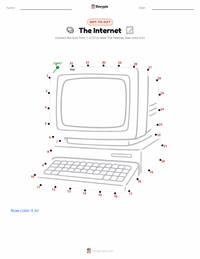 The Internet printable worksheet preview