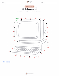 Anteprima della scheda stampabile di Internet