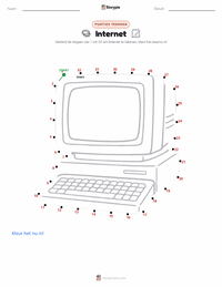 Het Internet afdrukbare werkblad voorbeeld