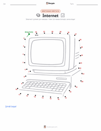 İnternet yazdırılabilir çalışma sayfası önizlemesi