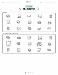 The Internet printable worksheet preview