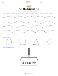 The Internet printable worksheet preview