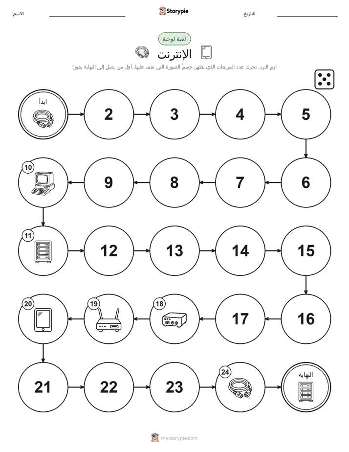 لعبة لف و تحرك