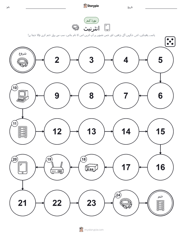 رول اور منتقل کریں کھیل