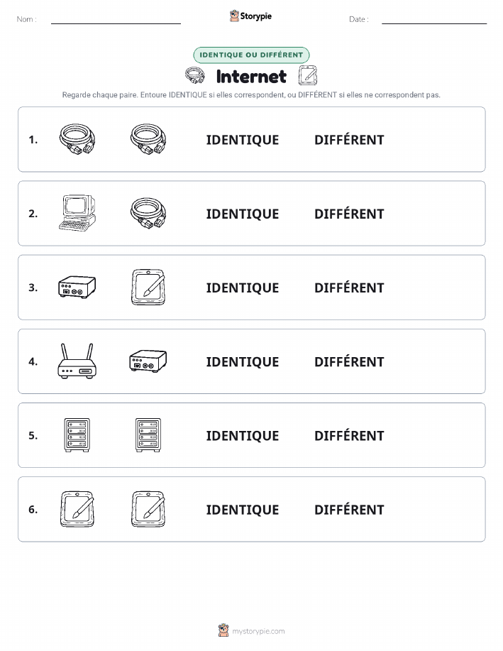 Identique ou Différent