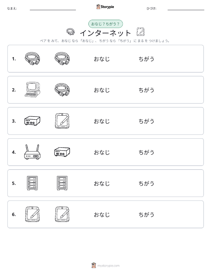 同じか違うか