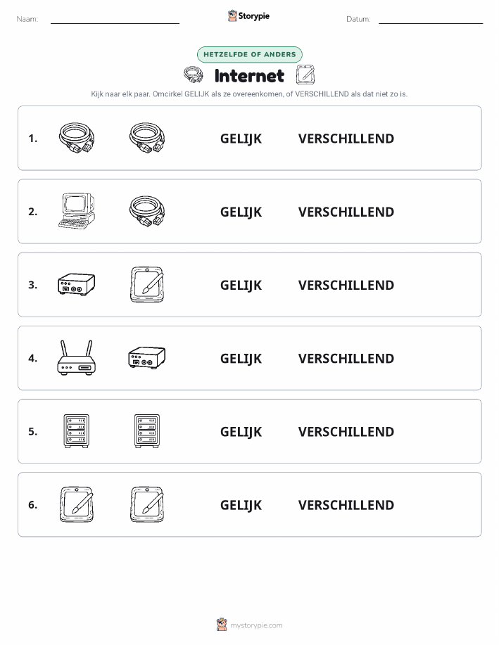Zelfde of Verschillend