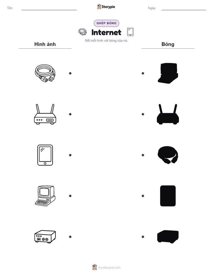 Ghép Hình Bóng
