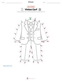 Vinton Cerf printable worksheet preview
