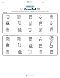 Vinton Cerf printable worksheet preview