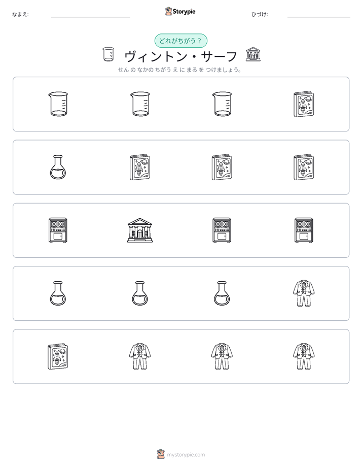 異なるものを見つけよう