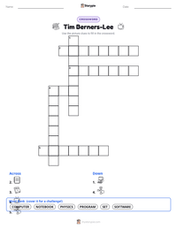 Tim Berners-Lee printable worksheet preview